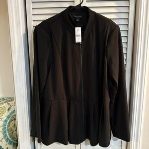 NWT LANE BRYANT Zipper Blazer